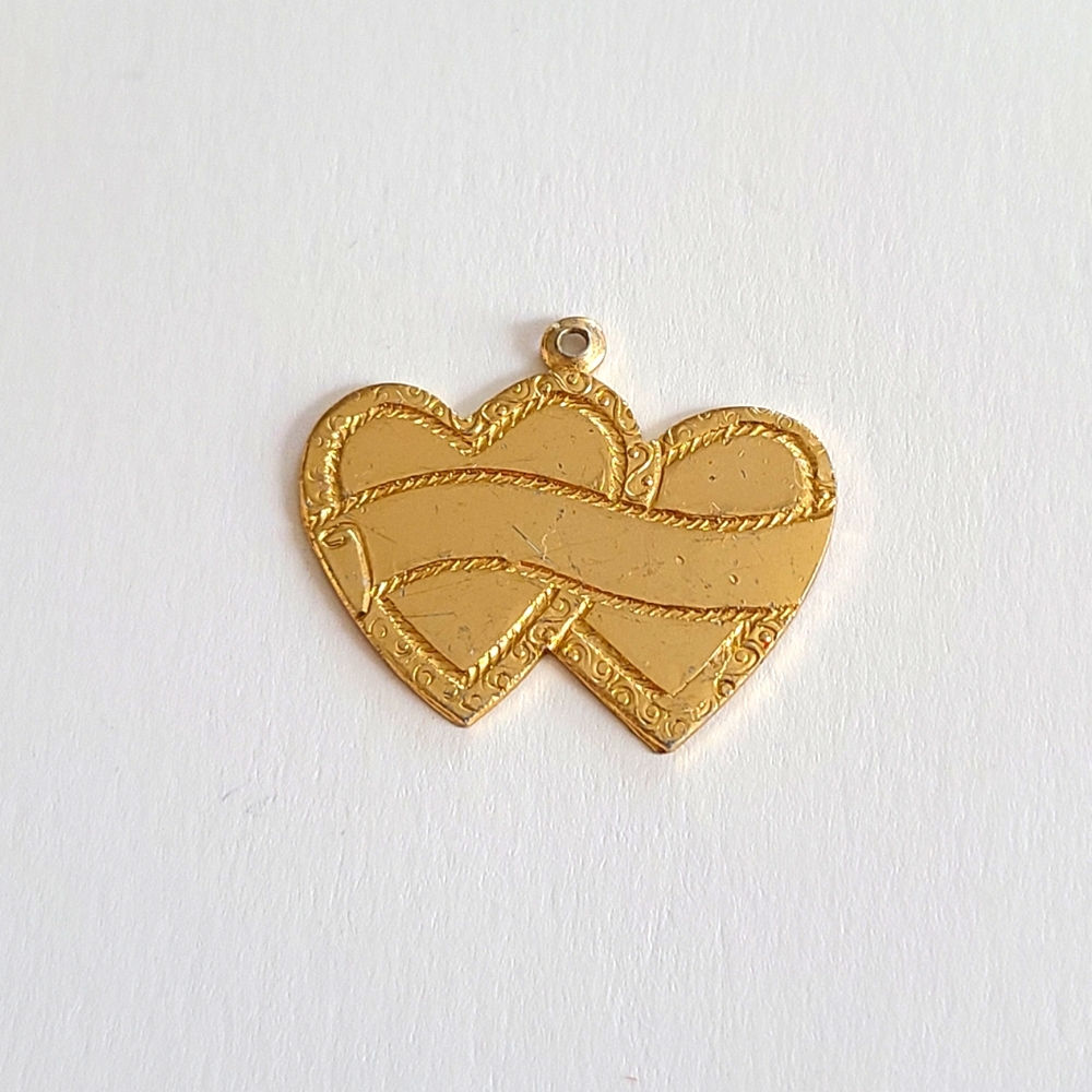 Gold Hearts Pendant